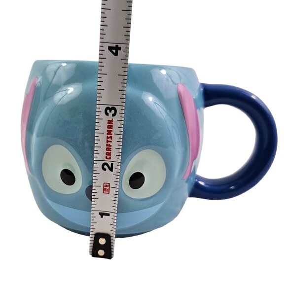 DISNEY Lilo & Sticth TSUM TSUM 16 oz Character Blue Ceramic Coffee Tea Mug - Picture 6 of 16